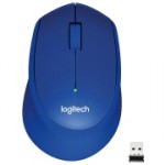 Мышь беспроводная Logitech M330 Silent Plus Blue (910-004910)