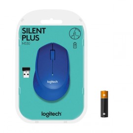 Мышь беспроводная Logitech M330 Silent Plus Blue (910-004910)