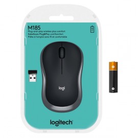 Мышь беспроводная Logitech M185 Grey