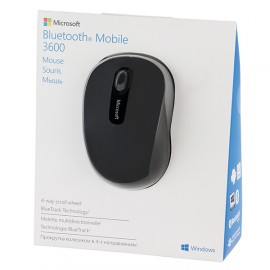 Мышь беспроводная Microsoft Bluetooth Mobile 3600 Black (PN7-00004)