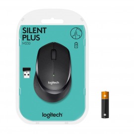 Мышь беспроводная Logitech M330 Silent Plus Black (910-004909)