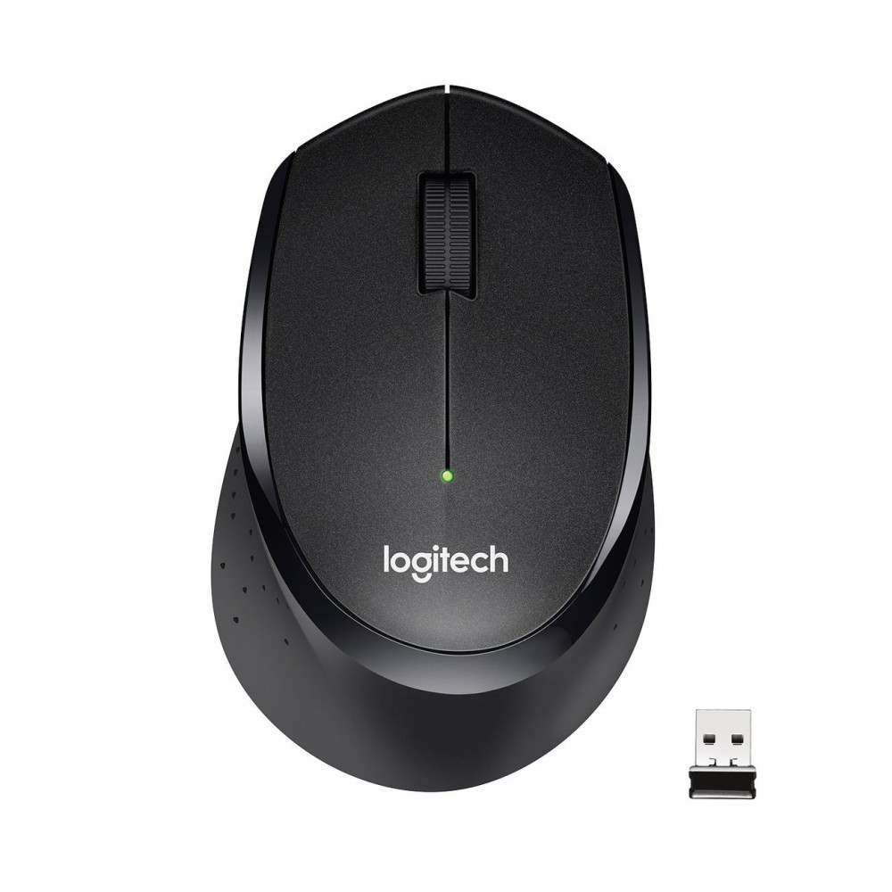 Мышь беспроводная Logitech M330 Silent Plus Black (910-004909)