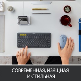 Мышь беспроводная Logitech M350 Blueberry (910-005719)