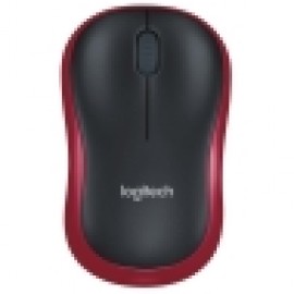 Мышь беспроводная Logitech M185 Black/Red