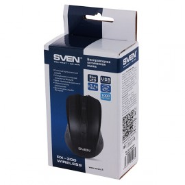 Мышь беспроводная Sven RX-300 Wireless Black