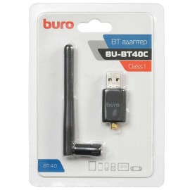 Bluetooth адаптер Buro BU-BT40С Black