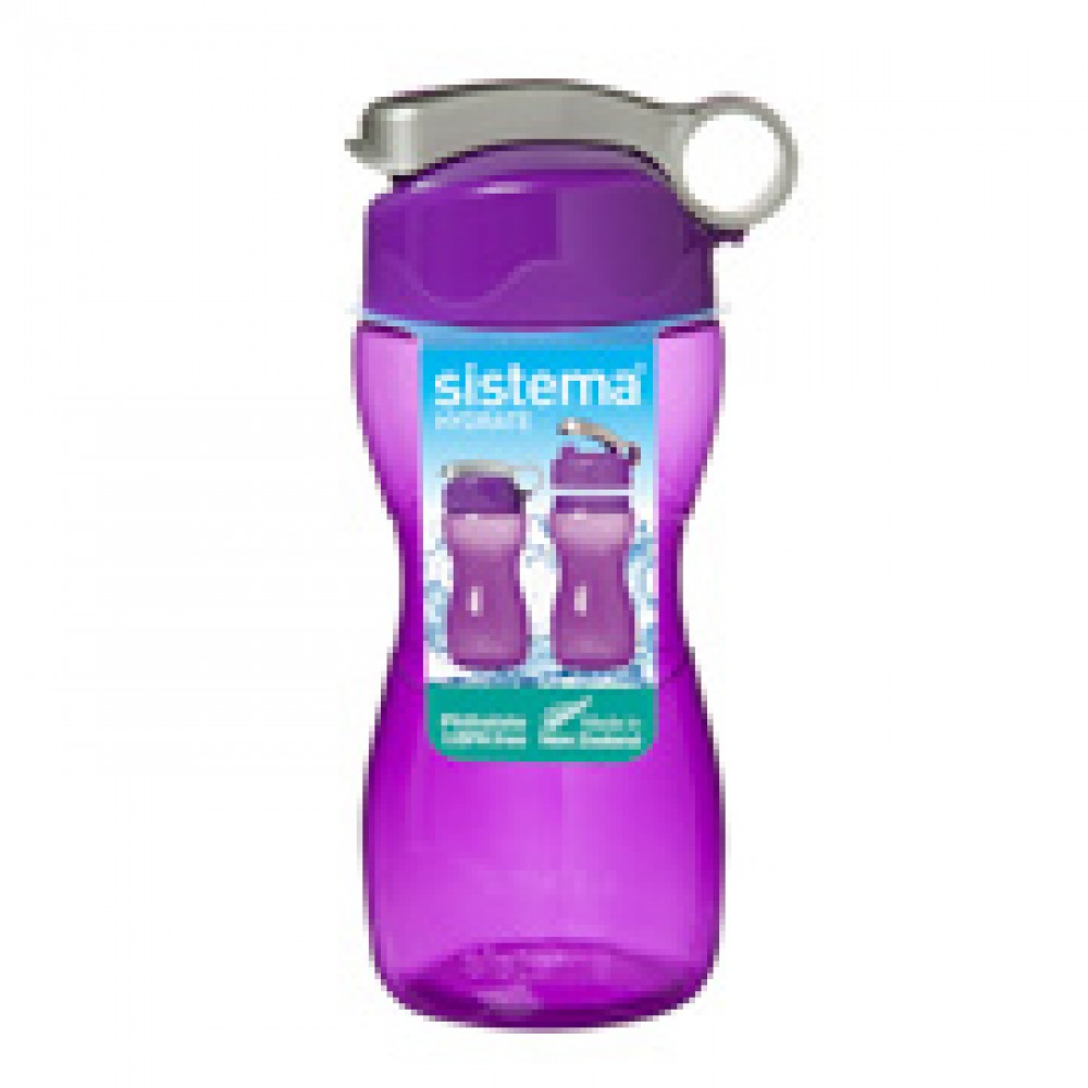 Бутылка для воды Sistema Hydrate Hourglass 475мл Violet (580)