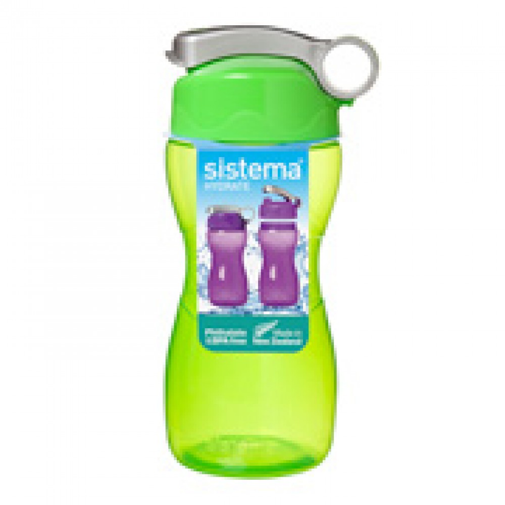 Бутылка для воды Sistema Hydrate Hourglass 475мл Green (580)