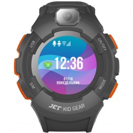 Часы с GPS трекером Jet Kid Gear Orange/Grey