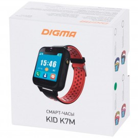 Часы с GPS трекером Digma Kid K7m Red/Yellow