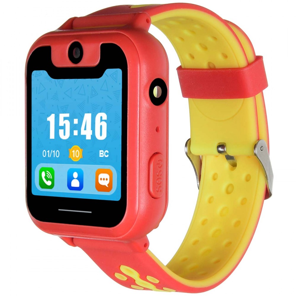 Часы с GPS трекером Digma Kid K7m Red/Yellow