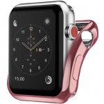 Бампер для Apple Watch InterStep 44mm Спортивный, силикон, розовый