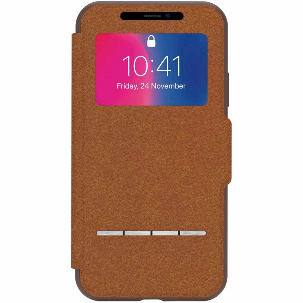 Чехол Moshi SenseCover для iPhone X/XS Caramel Brown