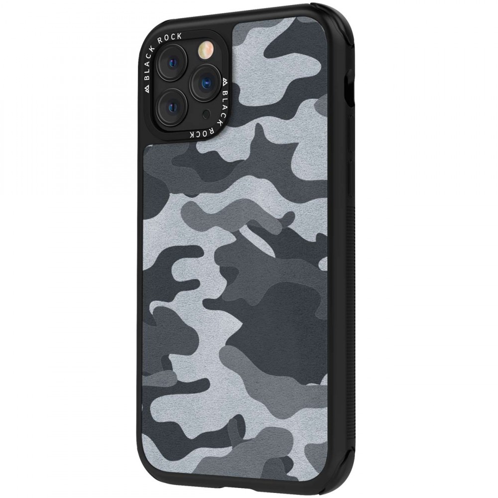 Black Rock Robust Case Real Leather Camo iPhone 11 Pro