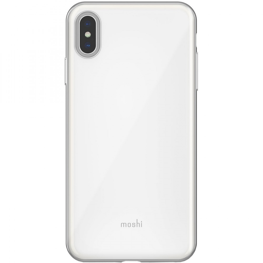 Чехол Moshi iGlaze for iPhone XS Max Pearl White