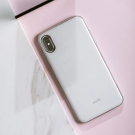 Чехол Moshi iGlaze for iPhone XS Max Pearl White