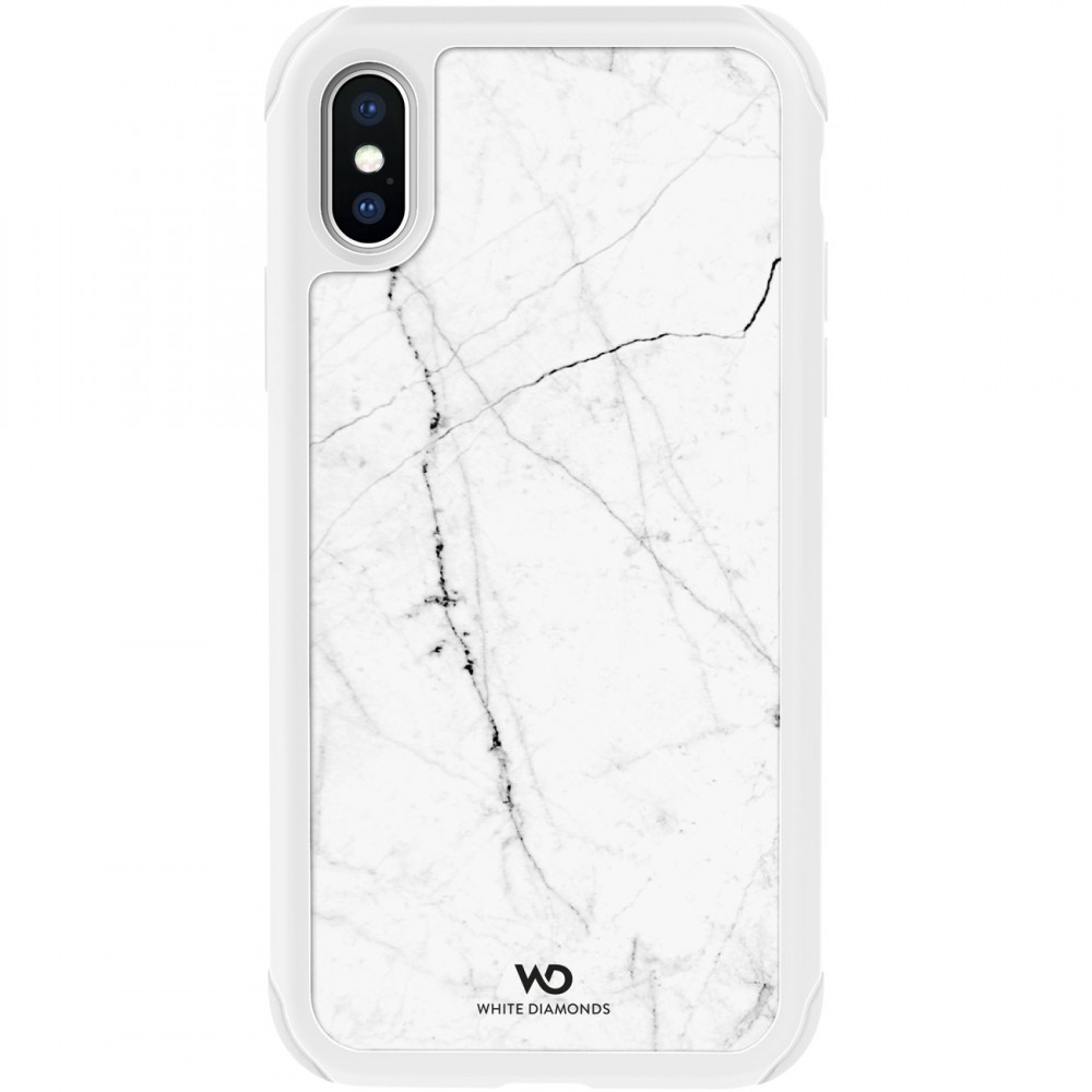 Чехол White Diamonds Tough Marble Case White для iPhone XS