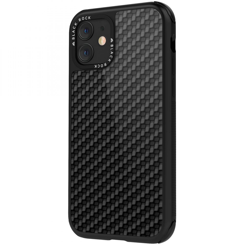 Чехол Black Rock Robust Case Real Carbon iPhone 11 черный