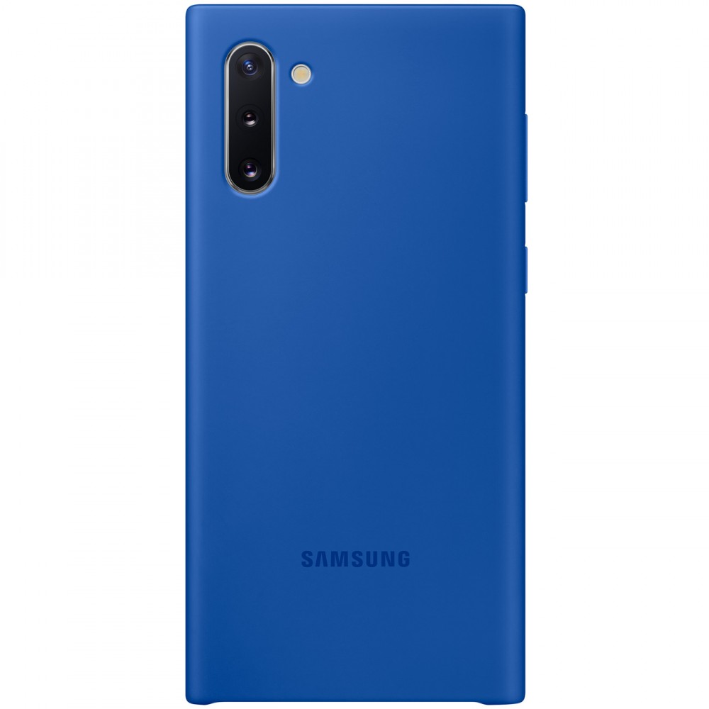 Чехол Samsung Silicone Cover для Note 10, Blue