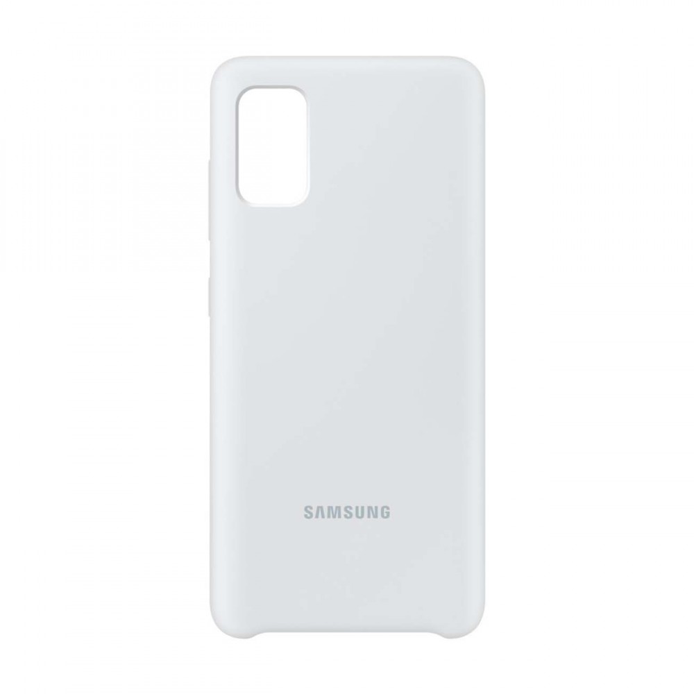 Чехол Samsung Silicone Cover A41 белый (EF-PA415TWEGRU)