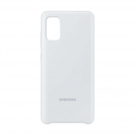 Чехол Samsung Silicone Cover A41 белый (EF-PA415TWEGRU)