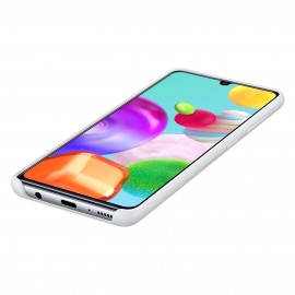 Чехол Samsung Silicone Cover A41 белый (EF-PA415TWEGRU)