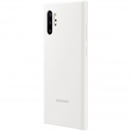 Чехол Samsung Silicone Cover для Note 10+, White