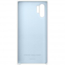 Чехол Samsung Silicone Cover для Note 10+, White