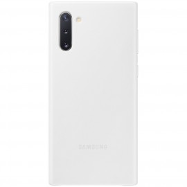 Чехол Samsung Leather Cover для Note 10, White