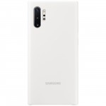 Чехол Samsung Silicone Cover для Note 10+, White