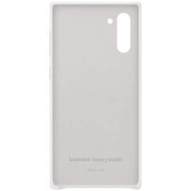 Чехол Samsung Leather Cover для Note 10, White