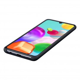 Чехол Samsung Silicone Cover A41 черный (EF-PA415TBEGRU)