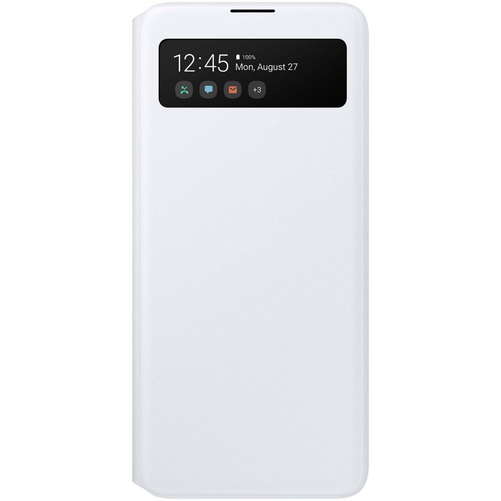 Чехол Samsung S View Wallet Cover для A51, White