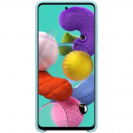 Чехол Samsung Silicone Cover для A51, Blue