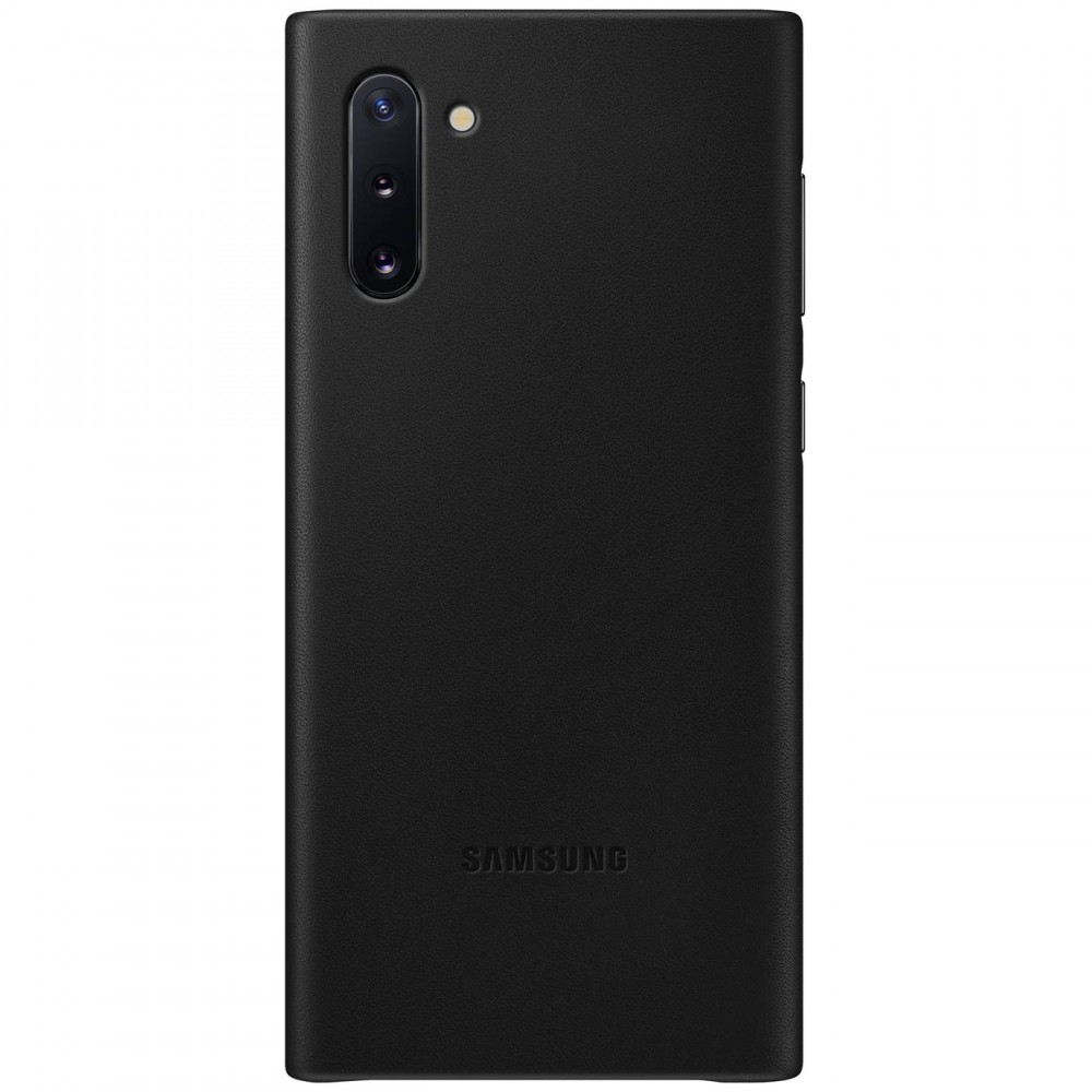 Чехол Samsung Leather Cover для Note 10, Black