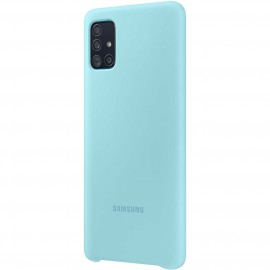 Чехол Samsung Silicone Cover для A51, Blue