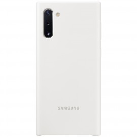 Чехол Samsung Silicone Cover для Note 10, White