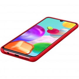 Чехол Samsung Silicone Cover для Galaxy A41, Red