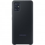 Чехол Samsung Silicone Cover для A51, Black