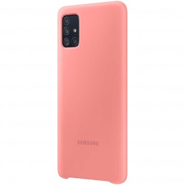 Чехол Samsung Silicone Cover для A51, Pink