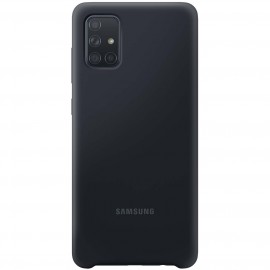 Чехол Samsung Silicone Cover для A71, Black