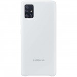 Чехол Samsung Silicone Cover для A51, White