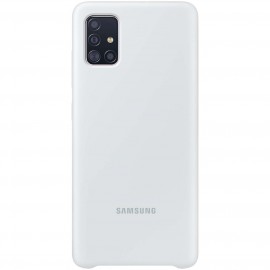 Чехол Samsung Silicone Cover для A51, White