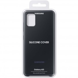 Чехол Samsung Silicone Cover для A51, Black