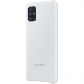 Чехол Samsung Silicone Cover для A51, White