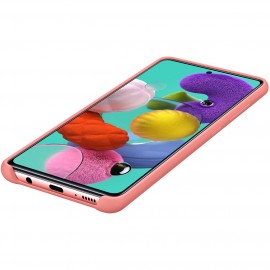 Чехол Samsung Silicone Cover для A51, Pink