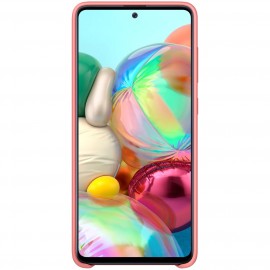 Чехол Samsung Silicone Cover для A71, Pink 