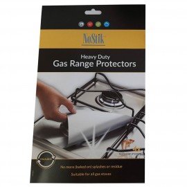 Набор для плит Nostik 4шт Gas Range Protectors Silver