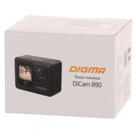 Видеокамера экшн Digma DiCam 890 Black