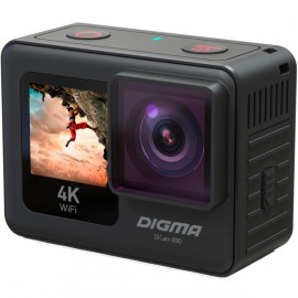 Видеокамера экшн Digma DiCam 890 Black 